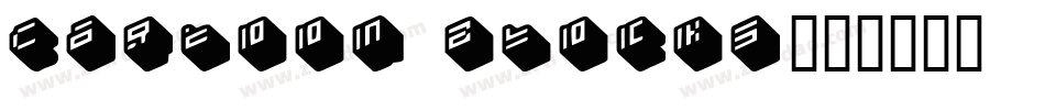 Cartoon Blocks字体转换